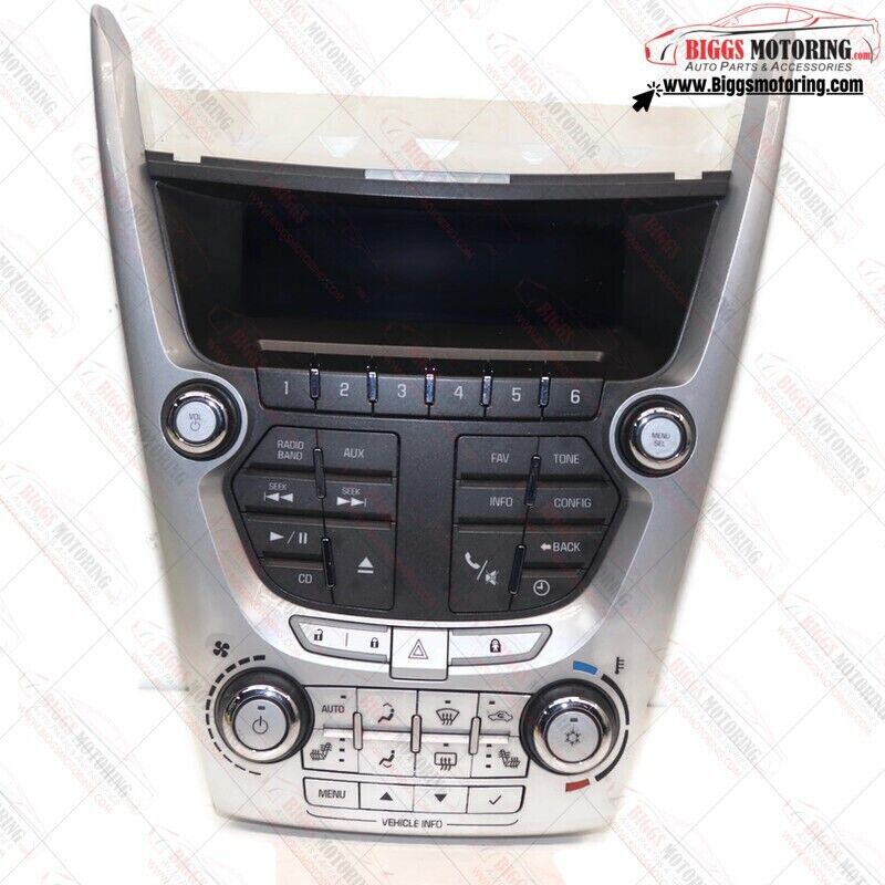 2010-2011 Gmc Terrain Radio Face Climate Control Panel 20878043