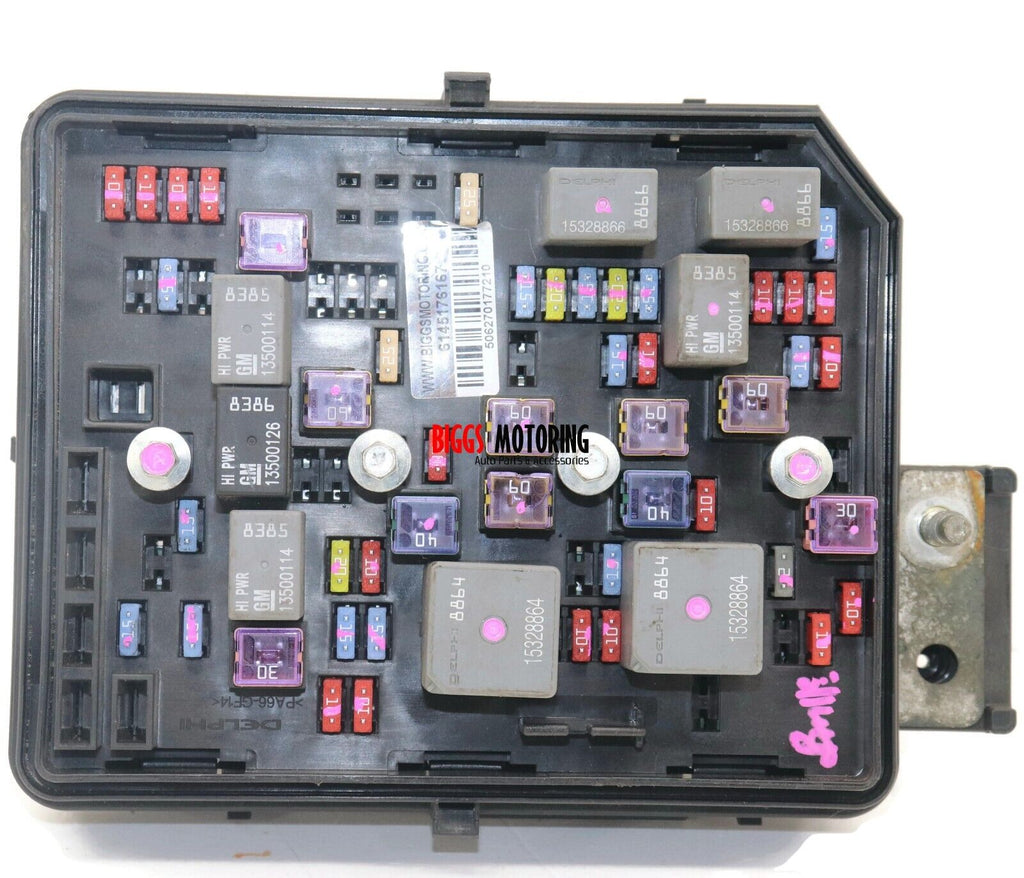 2011 chevy impala cigarette lighter fuse Fuse Box Impala 2010 Chevy Dash Inner Interior Relay Junction Block Cabin OEM 2008-2011 Chevy Impala Engine Relay