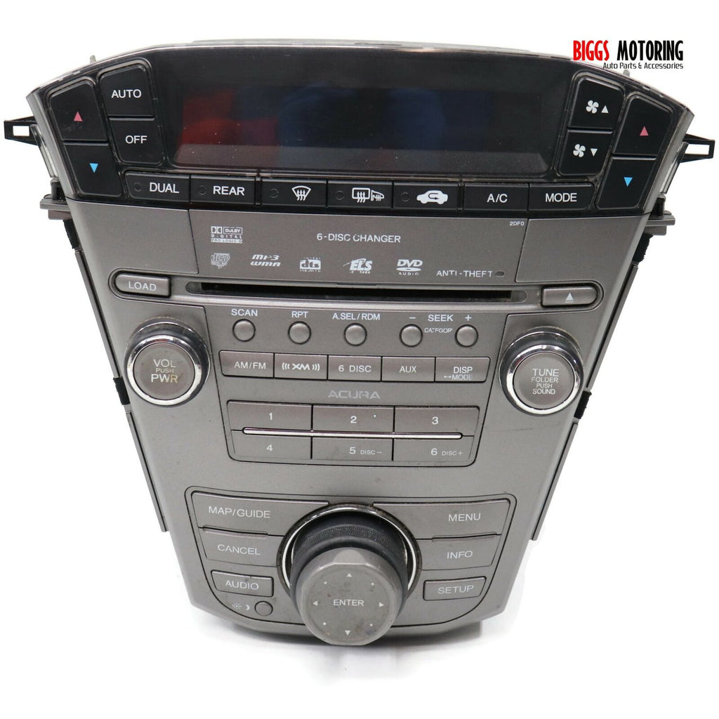 2007 2009 Acura MDX Navigation Radio 6 Disc Changer Cd Player 39101 ST 2007-2009-acura-mdx-navigation-radio-6-disc-changer-cd-player-39101-st