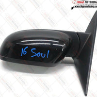 2014-2019 Kia Soul Driver Left Side Power Door Mirror  Black