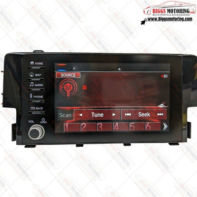 2019-2021 Honda Civic Radio Touch Display Screen Only 5 Buttons 39710-TBF-A71