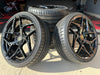 20" 21" Lamborghini Huracan Concave Forged Gloss Black wheels Complete Set