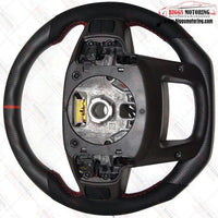 Custom Matte Carbon Flat Bottom Steering Wheel Fits 19-24 GM Truck