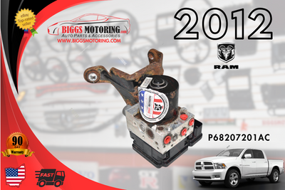 2012 DODGE RAM 1500 Factory ABS Anti-Lock Brake Pump Assembly (DJ, DS) P68207201