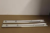 2007-2013 Gm Door Sill Plates Brushed Stainless Steel Front W/ Logo