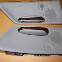 Bmw E46 Convertible Rear Grey Door Panel Leather Insert 00-06 323Ci 325Ci 330Ci