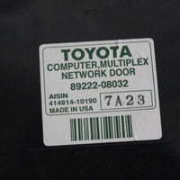 2004-2010 Toyota Sienna Multiplex Network Door Control Module 89222-08032 - BIGGSMOTORING.COM