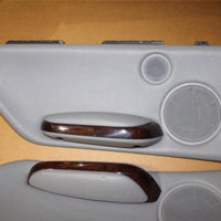 Bmw E46 Convertible Rear Grey Door Panel Leather Insert 00-06 323Ci 325Ci 330Ci