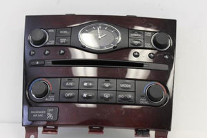 2012-2013 Infiniti  G37 Dash Cd Radio Clock Climate Control