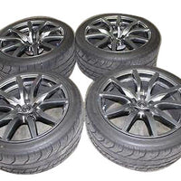 12-15 Gtr R35 Oem 20" Rays Wheels & Dunlop Tires Runflat Very Good Set Nice 12K - BIGGSMOTORING.COM