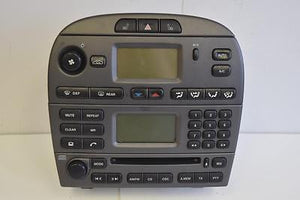 2004-2008 JAGUAR X-TYPE RADIO STEREO CD PLAYER CLIMATE CONTROL 4 X 43-18B876-AD - BIGGSMOTORING.COM