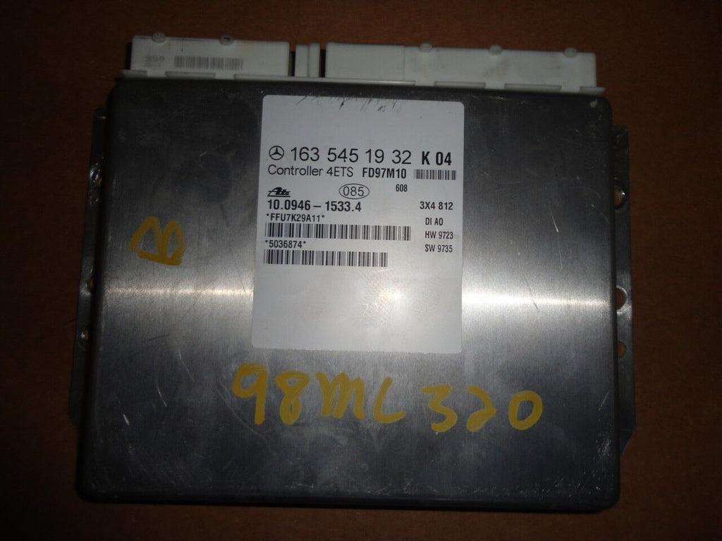 Ml320 Comfort Control Module Unit 1998 MERCEDES BENZ ML ML320 ML430 ABS 4ETS CONTROL MODULE 1635451932