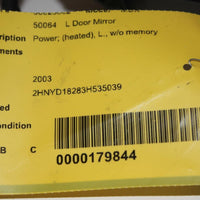2001-2006 ACURA MDX DRIVER LEFT SIDE POWER DOOR MIRROR SILVER - BIGGSMOTORING.COM