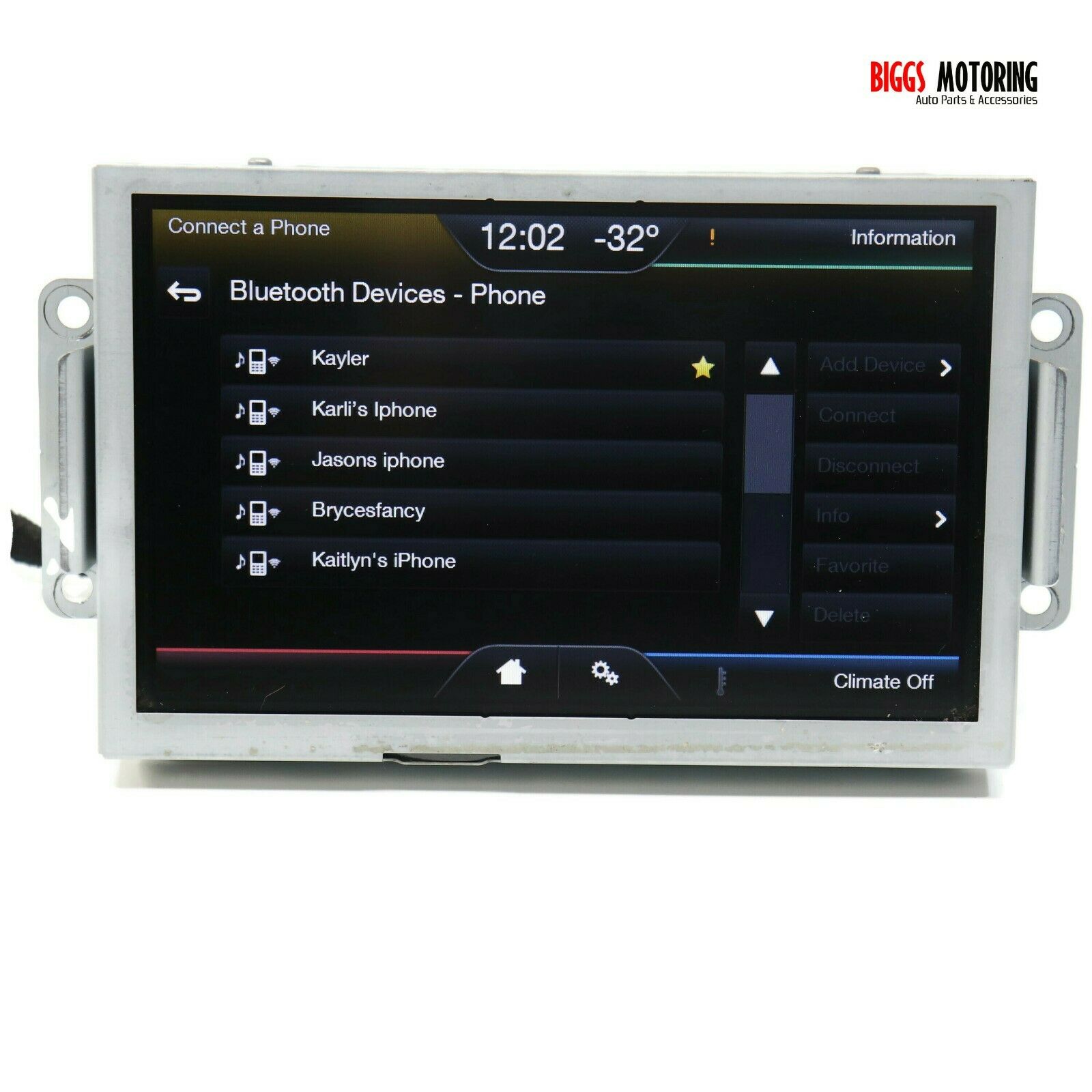 2012-2015 Ford Explorer Radio Sync2 APIM Module Display Screen CB5T-14
