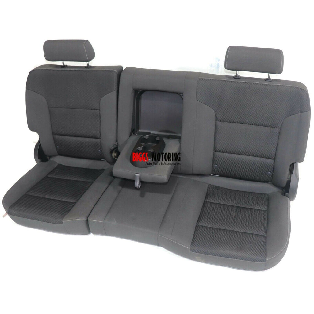 2014-2018 GMC Sierra 1500 Factory OEM Used Rear Seat With Cup Holder