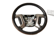 07 08 09 10 11 12 13 14 Escalade Yukon Denali Steering Wheel Leather & Wood Finish - BIGGSMOTORING.COM