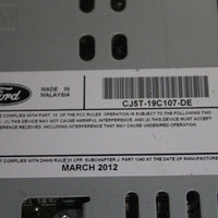 2013-2015 FORD ESCAPE NAVIGATION RADIO STEREO SYNC 8' SCREEN PLAYER DJ5T-14F239