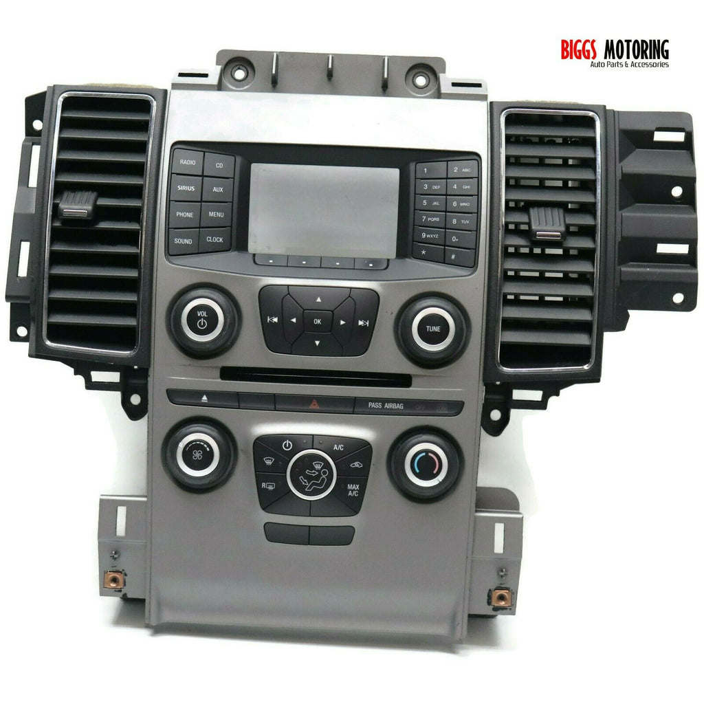 2010-2012 Ford Taurus Radio Face Climate Control Panel Ag1t-18a802-cb 2010-2012 Ford Taurus Radio Face Climate Control Panel Ag1t-18a802-cb