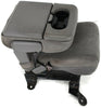 1999-2010 Ford F250 Center Console Jump Seat  W/ Storage Gray - BIGGSMOTORING.COM