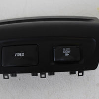 11 12 13 Toyota Sienna Grey W/ Wood Grain Center Console Rear Video Outlet Panel - BIGGSMOTORING.COM
