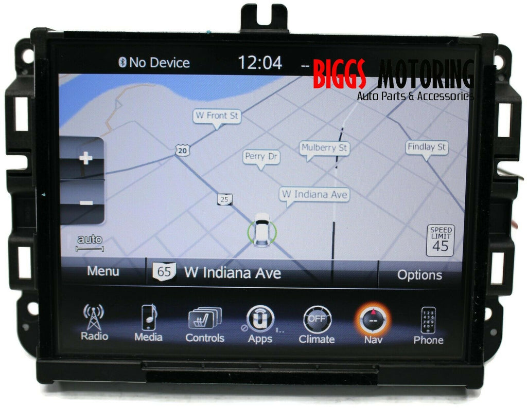 thumbnail image 2 of 2011-2014 Dodge Charger Navigation Radio Display Screen – 8.4 Inch, Front Dash, Gray, OEM 68105156AD / 5064798AD (Used) 2 of 5