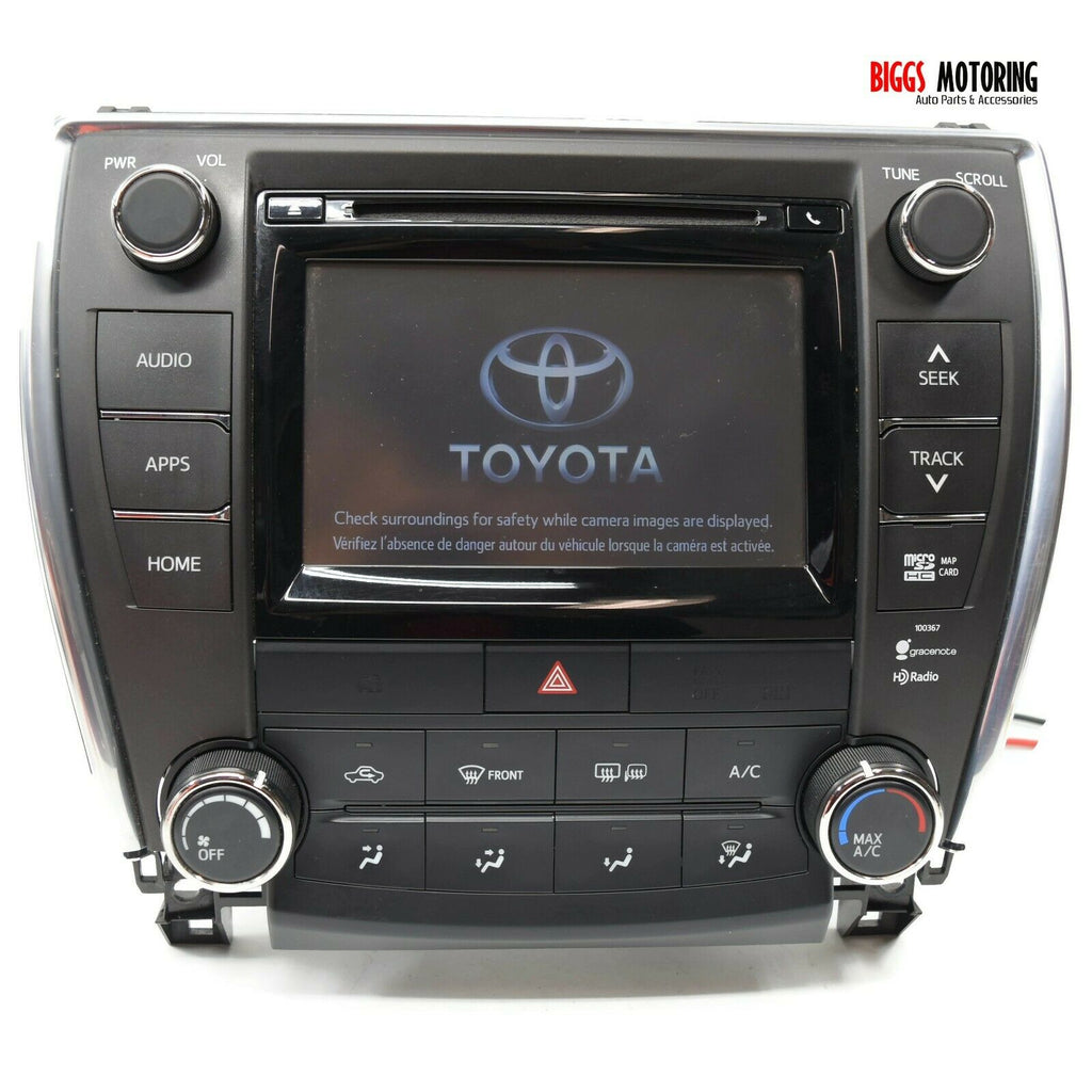 2017-2016 Toyota Camry Navigation RadioTouch Screen Cd Player 86100-06031