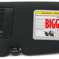 2009-2019 Nissan 370Z Passenger Right Side Sun Visor Black