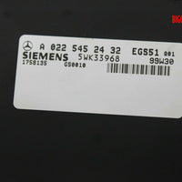 2000-2006 Mercedes Benz ML320 W163 Transmission Control Module A 022 545 24 32 - BIGGSMOTORING.COM