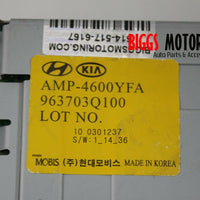 2010-2012 Hyundai Sonata Audio System Amp Amplifier 963703Q100
