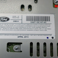 2013-2016 Ford Flex Radio Stereo Cd Mechanism Player DA8T-19C107-HC