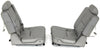 2007-2014 Chevy Tahoe Yukon Passenger & Driver Side 3rd Row Seats Gray Leather