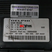 2006-2009 Mercedes Benz W164 ML350 R350 Rear Sam Control Module A 164 540 06 01 - BIGGSMOTORING.COM