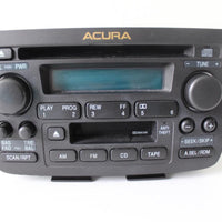 2001-2004 Acura Mdx Radio Stereo 6 Disc Changer Cassette Cd Player - BIGGSMOTORING.COM