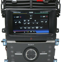 2012-2015 Ford Edge Sync 2 Navigation  Radio Panel Cd Player BT4T-14F239-CR