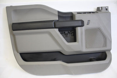 2015-2017 FORD F150 FRONT DRIVER  SIDE DOOR PANEL GRAY