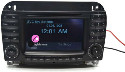 2004-2006 Mercedes Benz S500 Stereo Radio Navigation Cd Player A 220 820 59 89 - BIGGSMOTORING.COM