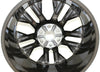 2019 Chevy Silverado 1500 22" Wheel Rim Black 5 Split Spoke 84253948