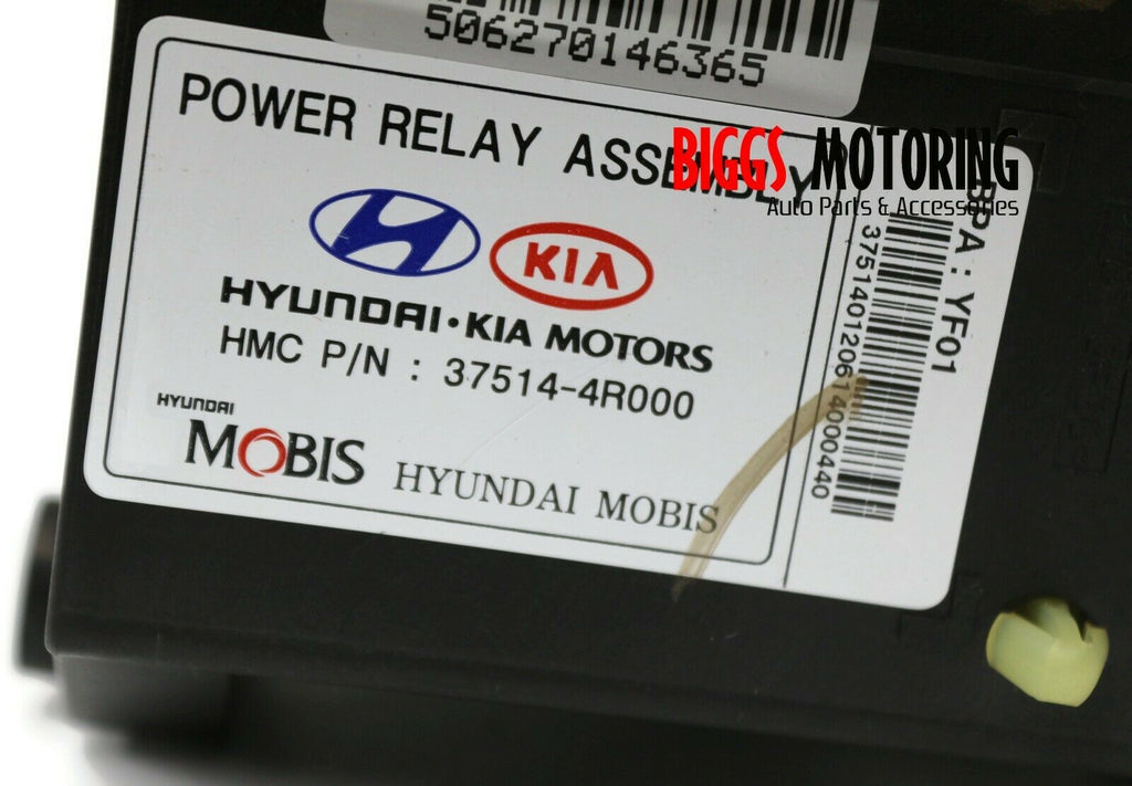 Genuine Hyundai OEM Power Relay Assembly - Part # 37514-4R000