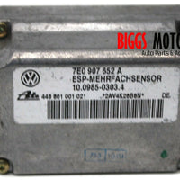 2004-2005 Volkswagen Touareg Stability Yaw Rate Sensor 7E0 907 652 A - BIGGSMOTORING.COM
