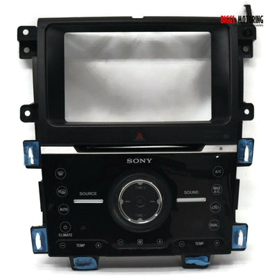 2011-2014 Ford Edge Sony Radio Face Climate Control Panel BT4T-18A802-CL