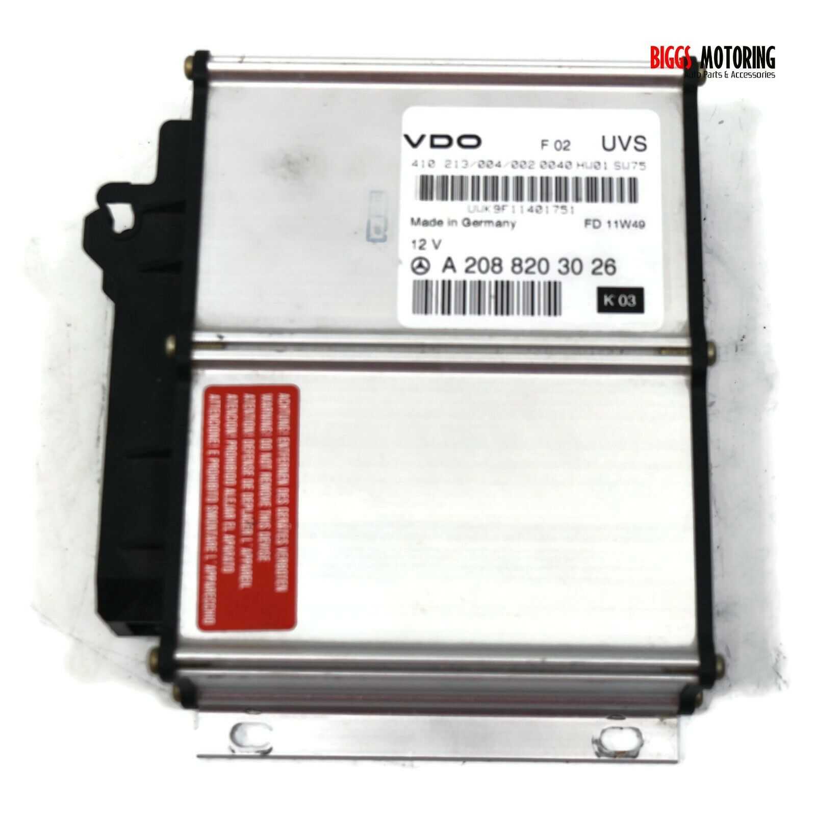 Bas Module W208 1998-2003 Mercedes Benz W208 CLK320 Convertible Top Computer Module A2
