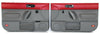 2005-2010 VW Beetle Front Passenger & Driver Side Door Panels Red & Gray - BIGGSMOTORING.COM