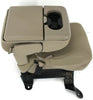 1999-2010 Ford F250 Center Console Jump Seat  W/ Storage Tan - BIGGSMOTORING.COM