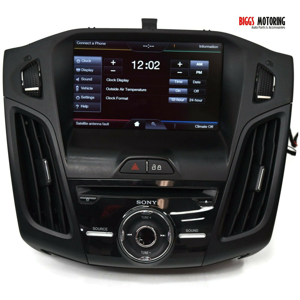 Ford Focus Audio Control Module 2012-2015 Ford Focus Sony Radio Stereo Cd Mechanism W/ APIM Module DM5