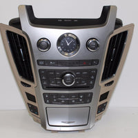 2009-2013 CADILLAC CTS FACE PLATE CLIMATE CONTROL AM FM CD RADIO & VENTS