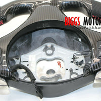 Fits BMW E90 335i Custom Carbon Fiber & Leather Flat Bottom Steering Wheel 07-11