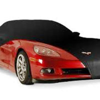 2005-2013 Corvette Oem Black Indoor Car Cover W/ Flag Logo By Gm - BIGGSMOTORING.COM