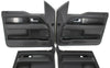 2007-2014 Ford F150 Front & Rear Driver/ Passenger Side Door Panel Black panels set.
