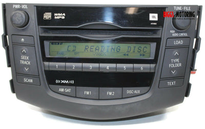2006-2011 Toyota Rav4 JBL Radio Stereo 6 Disc Changer Cd Player 86120-0R090