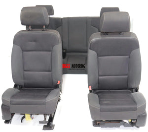 2014-2018 GMC Sierra 1500 Factory OEM Used Powered  Front and Rear Seat | Set